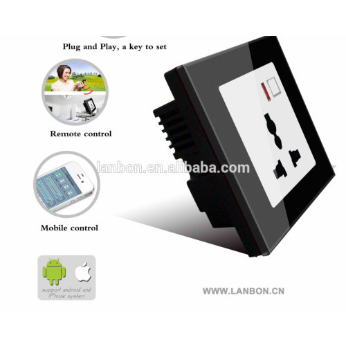 Lanbon home automation, smart wifi socket control the appliance via mobile phone